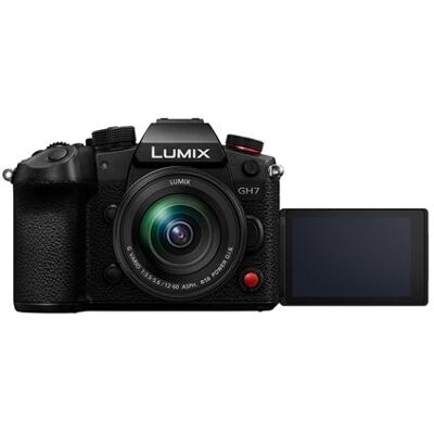 Panasonic Lumix Hybride camera GH7 Zwart + 12-60 mm f/3.5-22 Panasonic Lumix Hybride camera GH7 Zwart + 12-60 mm f/3.5-22