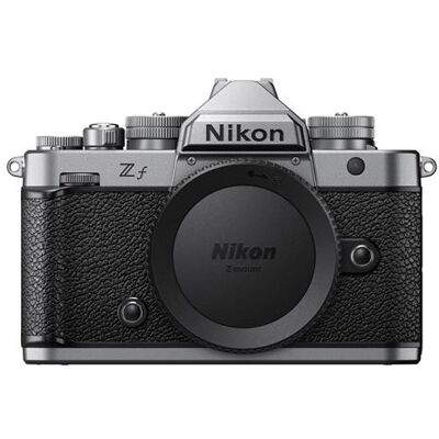 Nikon Hybride camera Z f Body Zilver + Leren hoesje en Riem Nikon Hybride camera Z f Body Zilver + Leren hoesje en Riem