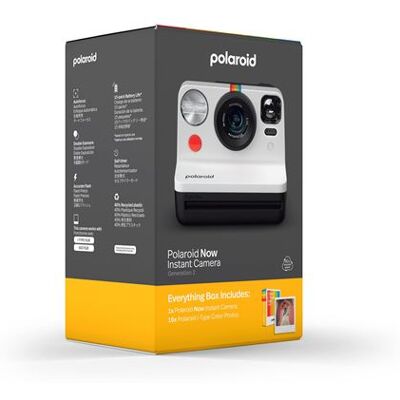Polaroid Instant Camera Pack Now Generation 2 Wit en Zwart + 16 films inbegrepen Polaroid Instant Camera Pack Now Generation 2 Wit en Zwart + 16 films inbegrepen