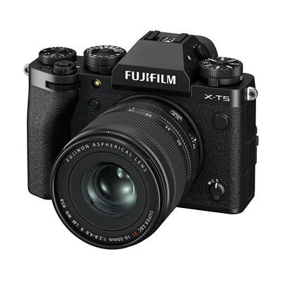Fujifilm Hybride Camera Kit X-T5 Zwart + XF16-50mm Fujifilm Hybride Camera Kit X-T5 Zwart + XF16-50mm