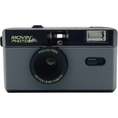 Movin Photo Movincam Compacte Filmcamera 24x36 Grijs Herbruikbaar Movin Photo Movincam Compacte Filmcamera 24x36 Grijs Herbruikbaar