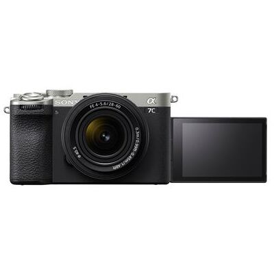 Sony Hybride camera Alpha 7C II 28-60mm f/4 Zilver Sony Hybride camera Alpha 7C II 28-60mm f/4 Zilver