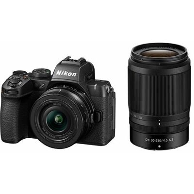 Nikon Hybride Camerapakket Z 50II Zwart + Z 16-50mm + Z 50-250mm Nikon Hybride Camerapakket Z 50II Zwart + Z 16-50mm + Z 50-250mm