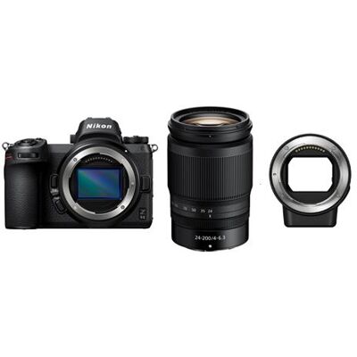 Nikon Z 6II + Z 24-200mm f / 4-6.3 VR-lens + FTZ-ring Nikon Z 6II + Z 24-200mm f / 4-6.3 VR-lens + FTZ-ring