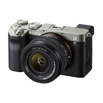 Sony Hybride camera Alpha 7C Zilver + Lens FE 28-60 mm f/4-5.6 Sony Hybride camera Alpha 7C Zilver + Lens FE 28-60 mm f/4-5.6