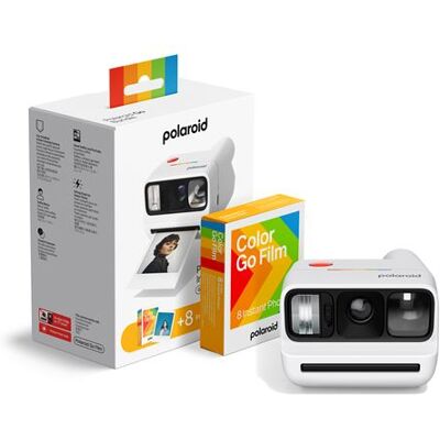 Polaroid Instantcamera Go 3e generatie Wit + Filmpakket 8 foto's Polaroid Instantcamera Go 3e generatie Wit + Filmpakket 8 foto's