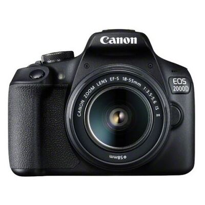 Canon Spiegelreflexcamera EOS 2000D + EF-S 18-55 mm f/3,5-5,6 DC III Canon Spiegelreflexcamera EOS 2000D + EF-S 18-55 mm f/3,5-5,6 DC III