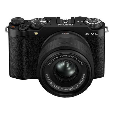 Fujifilm Hybride camera X-M5 Zwart + 15-45 mm lens Fujifilm Hybride camera X-M5 Zwart + 15-45 mm lens