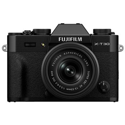 Fujifilm Hybride digitale camera Kit X-T30 III Zwart + XC 13-33 mm F3.5-6.3 OIS-lens Fujifilm Hybride digitale camera Kit X-T30 III Zwart + XC 13-33 mm F3.5-6.3 OIS-lens