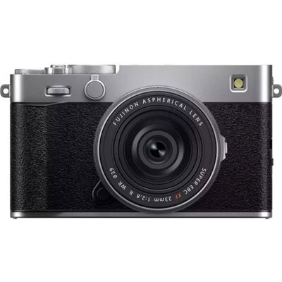 Fujifilm Hybride camera X-E5 Zilver + XF23mmF2.8 R WR Fujifilm Hybride camera X-E5 Zilver + XF23mmF2.8 R WR