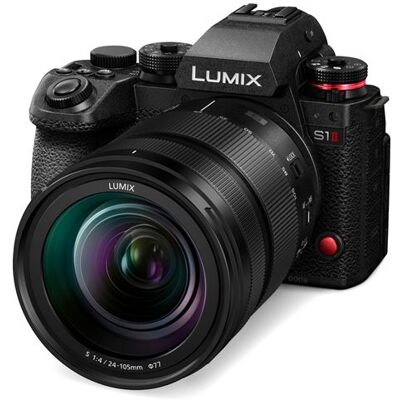 Panasonic Hybride camera kit Lumix S1 II Full-Frame Zwart + lens 24-105 mm Panasonic Hybride camera kit Lumix S1 II Full-Frame Zwart + lens 24-105 mm