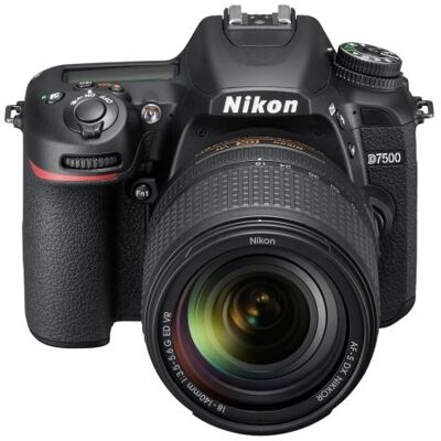 Nikon Spiegelreflexcamera D7500 Zwart + AF-S DX 18-140mm f/3.5-5.6 G ED VR Nikon Spiegelreflexcamera D7500 Zwart + AF-S DX 18-140mm f/3.5-5.6 G ED VR