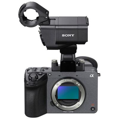 Sony Hybride camera Cinema Line FX2 Behuizing zonder accessoires Grijs en zwart met XLR-handgreep Sony Hybride camera Cinema Line FX2 Behuizing zonder accessoires Grijs en zwart met XLR-handgreep