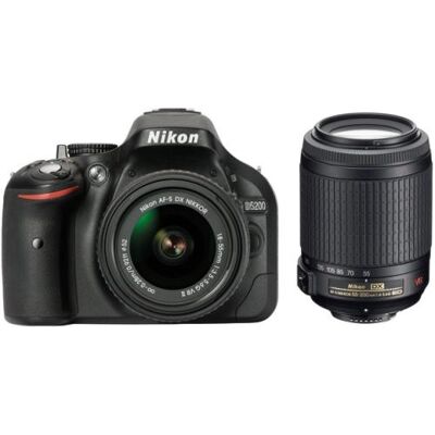 NIKON D5200 KIT 18-55 VR II + 55-200 VR II NIKON D5200 KIT 18-55 VR II + 55-200 VR II
