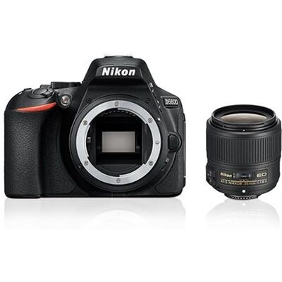 Nikon D5600 Naakte Behuizing + DX 35mm Lens Zwart Nikon D5600 Naakte Behuizing + DX 35mm Lens Zwart