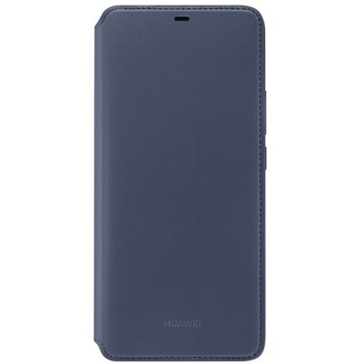 Huawei - Flip cover voor mobiele telefoon - donkerblauw - voor Huawei Mate 20 Pro Huawei - Flip cover voor mobiele telefoon - donkerblauw - voor Huawei Mate 20 Pro