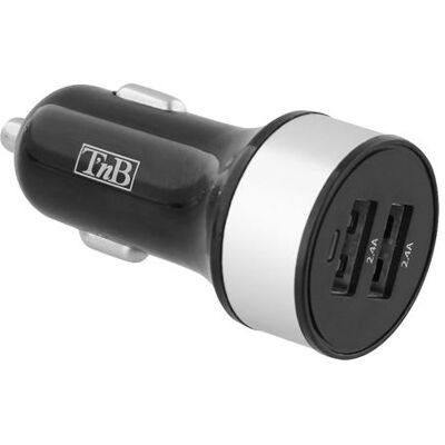 TNB T'nB - Stroomadapter voor auto - 24 watt - 4.8 A - 2 uitgangsaansluitingen (USB) TNB T'nB - Stroomadapter voor auto - 24 watt - 4.8 A - 2 uitgangsaansluitingen (USB)