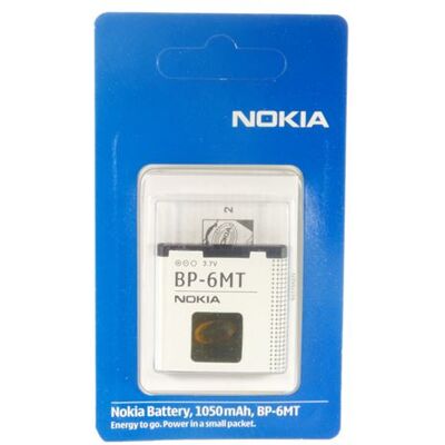 Nokia BP-6MT - Batterij mobiele telefoon - Li-Ion - 1050 mAh - voor Nokia 6350, 6720 classic, E51, E51-2, Mural, N81, N82 Nokia BP-6MT - Batterij mobiele telefoon - Li-Ion - 1050 mAh - voor Nokia 6350, 6720 classic, E51, E51-2, Mural, N81, N82