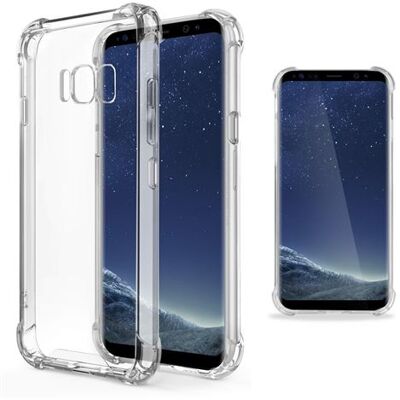 Schokbestendig hoesje voor Samsung Galaxy S8 - Transparant TPU Gel Case Cover Zachte siliconen bescherming Slim Light Phonillico® Schokbestendig hoesje voor Samsung Galaxy S8 - Transparant TPU Gel Case Cover Zachte siliconen bescherming Slim Light Phonillico®