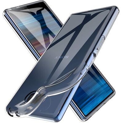 Transparant Gel TPU-hoesje voor Sony Xperia 10 - Ultradun zacht siliconengel TPU-beschermhoesje Slanke lichtgewicht Phonillico® Transparant Gel TPU-hoesje voor Sony Xperia 10 - Ultradun zacht siliconengel TPU-beschermhoesje Slanke lichtgewicht Phonillico®
