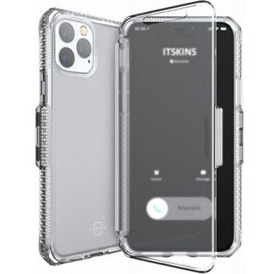 ITSKINS Spectrum Vision - Flip cover voor mobiele telefoon - transparant - voor Apple iPhone 11 Pro, X, XS ITSKINS Spectrum Vision - Flip cover voor mobiele telefoon - transparant - voor Apple iPhone 11 Pro, X, XS
