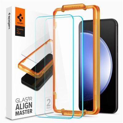 Spigen GLAS.tR AlignMaster - Schermbeschermer voor mobiele telefoon - volledige afdekking - glas - transparant Spigen GLAS.tR AlignMaster - Schermbeschermer voor mobiele telefoon - volledige afdekking - glas - transparant