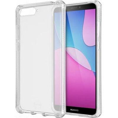 ITSKINS Spectrum - Achterzijde behuizing voor mobiele telefoon - thermoplastic polyurethaan (TPU) - transparant - voor Huawei Y6 2018 ITSKINS Spectrum - Achterzijde behuizing voor mobiele telefoon - thermoplastic polyurethaan (TPU) - transparant - voor Huawei Y6 2018