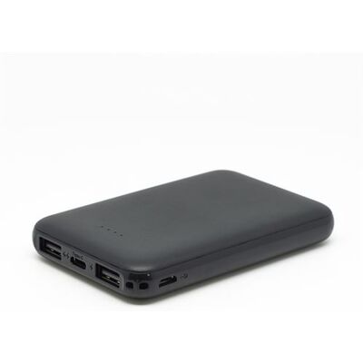 Akashi - Mobiele oplader - 5000 mAh - 2.1 A - 2 uitgangsaansluitingen (USB) Akashi - Mobiele oplader - 5000 mAh - 2.1 A - 2 uitgangsaansluitingen (USB)