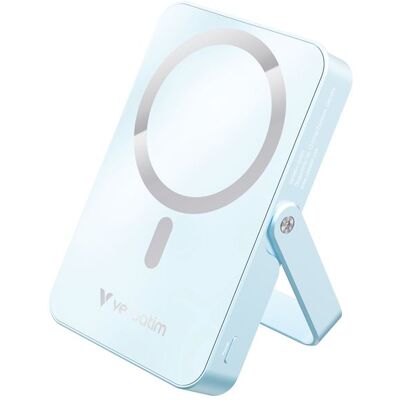 Verbatim Charge 'n' Go - Draadloze voedingsbank - magnetisch, met standaard - Li-pol - 10000 mAh - 20 Watt - 3 A - PD (USB-C) - blauw Verbatim Charge 'n' Go - Draadloze voedingsbank - magnetisch, met standaard - Li-pol - 10000 mAh - 20 Watt - 3 A - PD (USB-C) - blauw