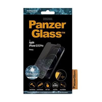 PanzerGlass Standard Fit - Schermbeschermer voor mobiele telefoon - met privacy-filter - 6.1" - kristalhelder - voor Apple iPhone 12, 12 Pro PanzerGlass Standard Fit - Schermbeschermer voor mobiele telefoon - met privacy-filter - 6.1" - kristalhelder - voor Apple iPhone 12, 12 Pro