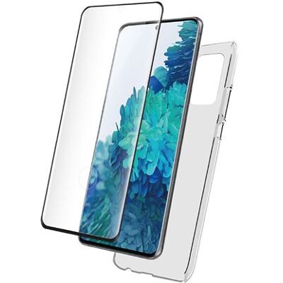 BIGBEN Connected - Achterzijde behuizing voor mobiele telefoon - thermoplastic polyurethaan (TPU) - transparant - met schermbeveiliging van gehard glas - voor Samsung Galaxy S21+ 5G BIGBEN Connected - Achterzijde behuizing voor mobiele telefoon - thermoplastic polyurethaan (TPU) - transparant - met schermbeveiliging van gehard glas - voor Samsung Galaxy S21+ 5G