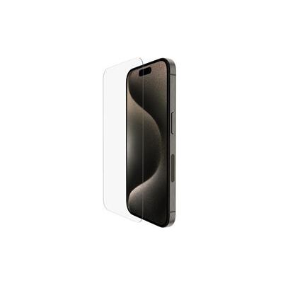 Belkin ScreenForce - Schermbeschermer voor mobiele telefoon - gehard glas, behandeld - glas - voor Apple iPhone 15 Pro Belkin ScreenForce - Schermbeschermer voor mobiele telefoon - gehard glas, behandeld - glas - voor Apple iPhone 15 Pro