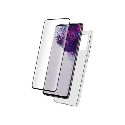 BIGBEN Connected - Achterzijde behuizing voor mobiele telefoon - thermoplastic polyurethaan (TPU) - transparant - met schermbeveiliging van gehard glas - voor Samsung Galaxy S20, S20 5G BIGBEN Connected - Achterzijde behuizing voor mobiele telefoon - thermoplastic polyurethaan (TPU) - transparant - met schermbeveiliging van gehard glas - voor Samsung Galaxy S20, S20 5G