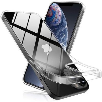 Case voor iPhone 12 PRO MAX (6,7") - Siliconengel TPU Transparante bescherming Zacht Ultradun Phonillico® Case voor iPhone 12 PRO MAX (6,7") - Siliconengel TPU Transparante bescherming Zacht Ultradun Phonillico®