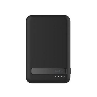 Belkin BoostCharge Pro - Draadloze voedingsbank - magnetisch met Qi2 - 5000 mAh - 15 watt - Fast Charge (USB-C) - op kabel: USB-C - zwart Belkin BoostCharge Pro - Draadloze voedingsbank - magnetisch met Qi2 - 5000 mAh - 15 watt - Fast Charge (USB-C) - op kabel: USB-C - zwart