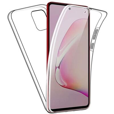 Case voor Samsung Galaxy NOTE 10 LITE - Full Body Gel TPU Siliconen Bescherming Transparant 2 Voor- en achterkant Phonillico® Case voor Samsung Galaxy NOTE 10 LITE - Full Body Gel TPU Siliconen Bescherming Transparant 2 Voor- en achterkant Phonillico®
