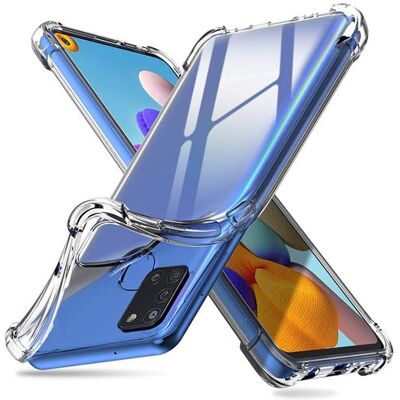 Transparant siliconen schokbestendig hoesje voor Samsung Galaxy A21S Phonillico® Transparant siliconen schokbestendig hoesje voor Samsung Galaxy A21S Phonillico®