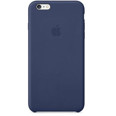Apple - Achterzijde behuizing voor mobiele telefoon - leer - middernachtblauw Apple - Achterzijde behuizing voor mobiele telefoon - leer - middernachtblauw