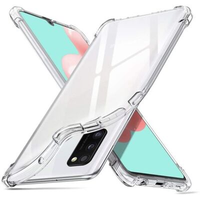 Transparant siliconen schokbestendig hoesje voor Samsung Galaxy A41 Phonillico® Transparant siliconen schokbestendig hoesje voor Samsung Galaxy A41 Phonillico®