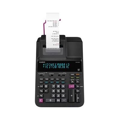 Casio DR-200R - Printrekenmachine - LCD - 10 cijfers + 2 exponenten - batterij - zwart Casio DR-200R - Printrekenmachine - LCD - 10 cijfers + 2 exponenten - batterij - zwart