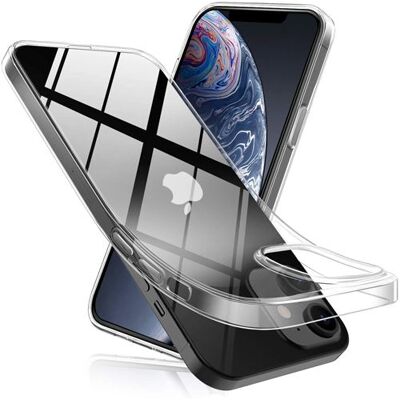 Case voor iPhone 12 (6.1") - Siliconengel TPU Transparant Beschermend Zacht Ultradun Phonillico® Case voor iPhone 12 (6.1") - Siliconengel TPU Transparant Beschermend Zacht Ultradun Phonillico®