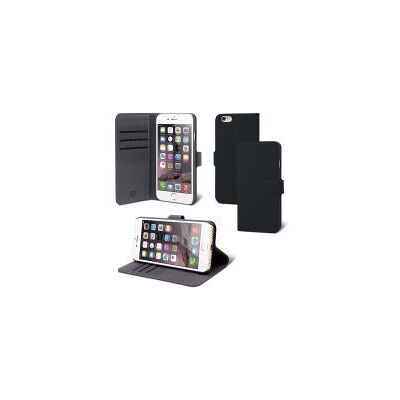 Muvit Wallet Folio - Flip cover voor mobiele telefoon - polycarbonaat, imitatieleer - zwart Muvit Wallet Folio - Flip cover voor mobiele telefoon - polycarbonaat, imitatieleer - zwart