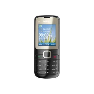 Nokia C2-00 - gitzwart - GSM - mobiele telefoon Nokia C2-00 - gitzwart - GSM - mobiele telefoon