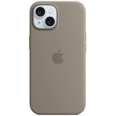 Apple Silicone hoesje met MagSafe voor iPhone 15 Clay Apple Silicone hoesje met MagSafe voor iPhone 15 Clay