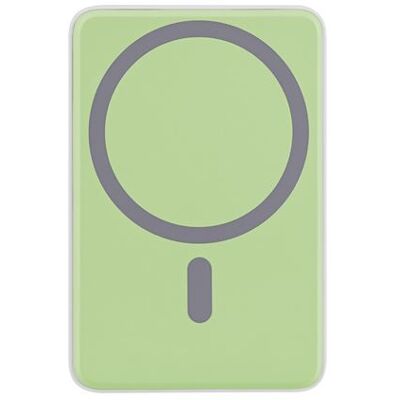 TNB T'nB - Draadloze voedingsbank - MagSafe compatibel - Li-pol - 5000 mAh - 20 Watt - 3 A - Turbo Fast Charge (USB-C) - groen TNB T'nB - Draadloze voedingsbank - MagSafe compatibel - Li-pol - 5000 mAh - 20 Watt - 3 A - Turbo Fast Charge (USB-C) - groen
