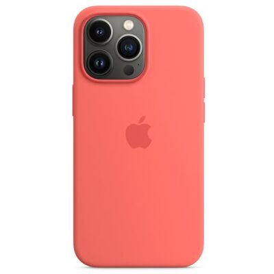 Apple iPhone 13 Pro Siliconenhoesje met MagSafe Pink Pomelo Apple iPhone 13 Pro Siliconenhoesje met MagSafe Pink Pomelo