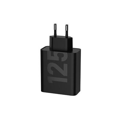 Motorola Dubbele oplader TurboPower 125 W + kabel 2 m Zwart Motorola Dubbele oplader TurboPower 125 W + kabel 2 m Zwart