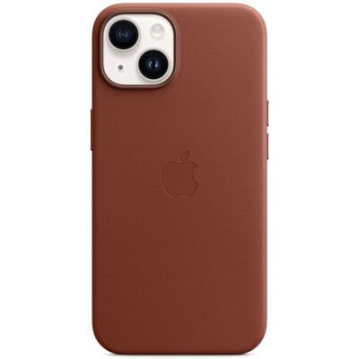 Apple Lederen Hoesje met MagSafe voor Apple iPhone 14 Umber Apple Lederen Hoesje met MagSafe voor Apple iPhone 14 Umber