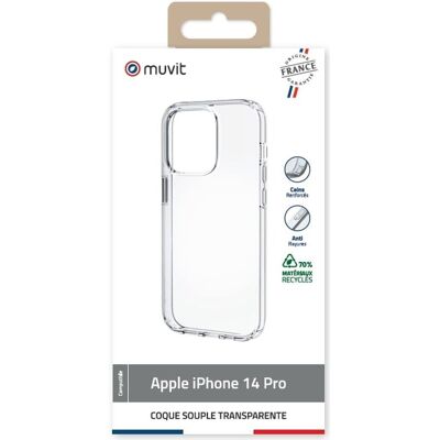 Soft Case Muvit For France Transparant voor Apple iPhone 14 Pro Soft Case Muvit For France Transparant voor Apple iPhone 14 Pro