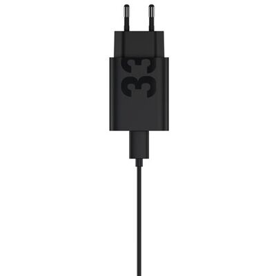 Motorola Oplader TurboPower 33 W + USB-C-kabel Zwart Motorola Oplader TurboPower 33 W + USB-C-kabel Zwart